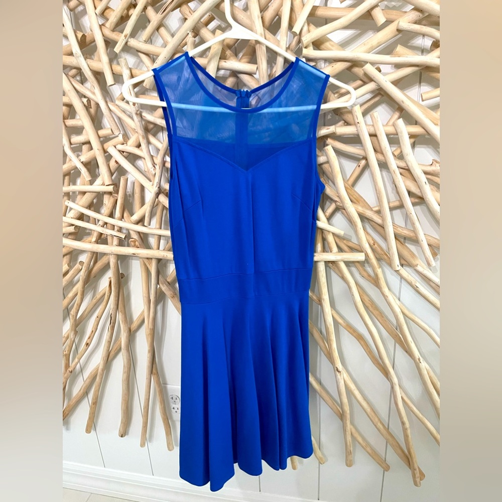 HELOISE FASHION Royal Blue Skater Dress